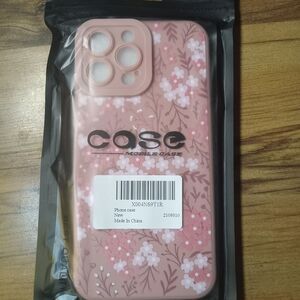 Compatible for iPhone 13 Pro Max Case, Pink Flower Aesthetic Pattern Design Soft